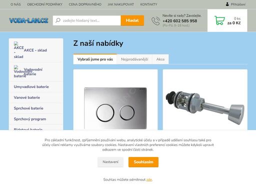 internetový obchod s vybavením koupelen i domácností.