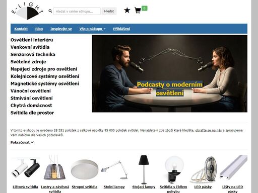 specializovaná prodejna a eshop se svítidly pro bydlení i komerční prostory. sestavíme řešení osvětlení na míru.