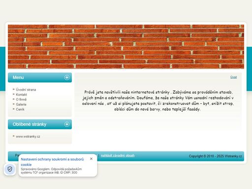webové stránky zdarma - wstranky.cz