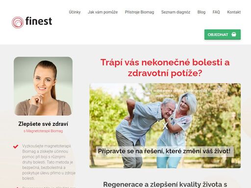 trpíte bolestmi hlavy, kloubů nebo páteře? trápí vás špatně prokrvené dolní končetiny? máte potíže se spánkem? řešením je magnetoterapie biomag!
