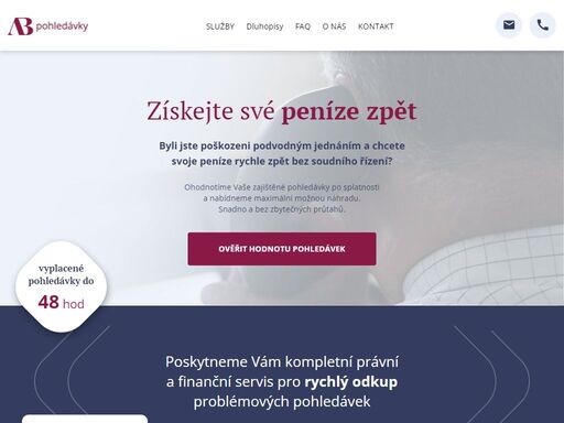 byli jste poškozeni podvodným jednáním a chcetesvoje peníze rychle zpět bez soudního řízení?