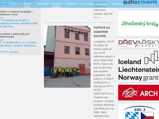 vyšší odborná škola a střední průmyslová škola volyně