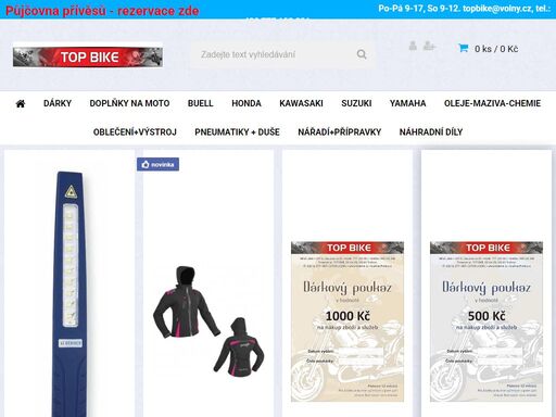motoprodej, motoservis, pneuservis, motodíly honda, kawasaki, suzuki, yamaha, harley davidson, buell, motobazar. jsme dealer značky berner. půjčujeme přepravníky.