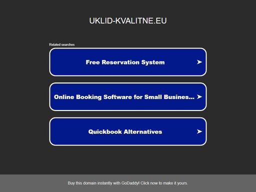 the domain name uklid-kvalitne.eu is for sale. make an offer or buy it now at a set price.