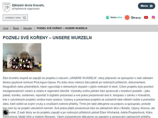 podporujeme děti v rozvíjení myšlení v souvislostech, uvědomění si vlastní zodpovědnosti a aktivním přístupu k životu.