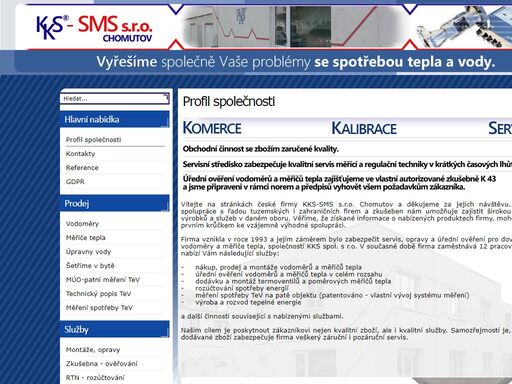 kks-sms s.r.o. - vyřešíme společně vaše problémy se spotřebou tepla a vody.
