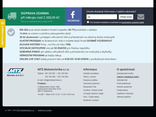 mtz mototechnika motodíly