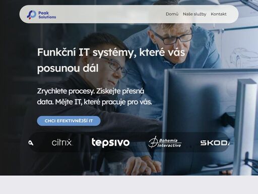 peak solutions: najměte si zkušené it specialisty pro vývoj a modernizaci backoffice systémů. ušetříte čas i peníze bez složitého náboru.