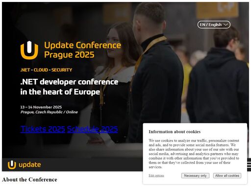 update conference prague is the biggest developer conference organized yearly, offering sessions delivered by the top experts from all around the world. in relation to that, we also organize a few smaller events every year, each of them concentrating deeply on some specific topic.