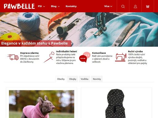 vítejte v našem obchodě. vítejte v našem obchodě! jsme nadšeni, že jste nás navštívili. zde na pawbelle věříme v propojení stylu a funkčnosti pro naše čtyřnohé přátele. každý náš produkt je ručně šitý s láskou a pečlivou pozorností k detailům. nabízíme širokou škálu obojků, vodítek a dalšího příslušenství pro psy i…