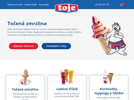 točená zmrzlina