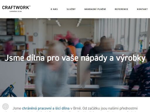 jsme chráněná pracovní a šicí dílna v brně. od začátku jsou našimi přednostmi kompletace a balení výrobků pro naše zákazníky. vyrábíme na míru kartonové obaly pro prodej i transport, proložky, přířezy, krabice a další.