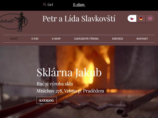 sklárna jakub - ručně vyráběné repliky historického skla, přijďte se k nám podívat, do sklárny i na stránky.