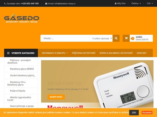 smartblog, smartblogcategory poskytujeme kompletní zázemí v oblasti detekce plynu, prodej, autorizovaný servis a pronájem detektorů.