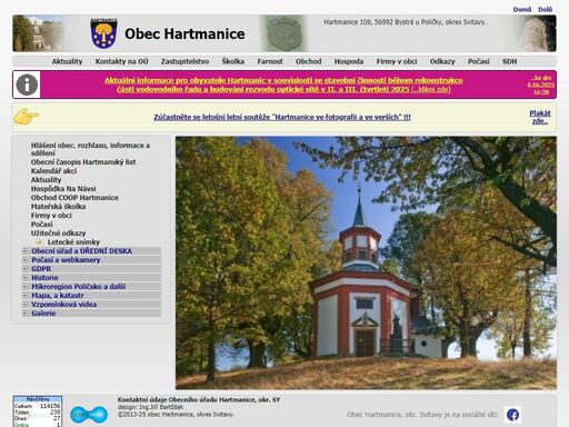 obec hartmanice