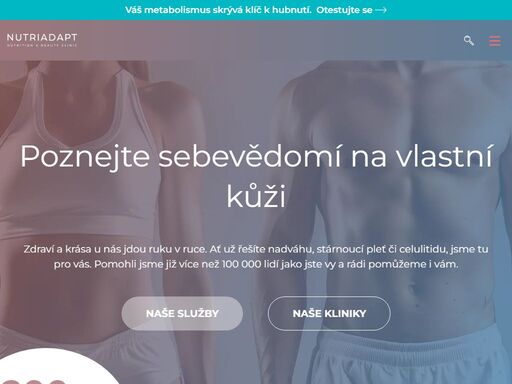 objevte náš jedinečný koncept péče zaměřené na trvale udržitelnou výživu člověka pomocí unikátní metabolické diagnostiky nutriadapt.