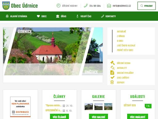  oficiální stránky obce údrnice ležící v okrese jičín v královehradeckém kraji. - obec údrnice