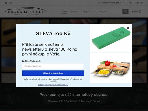 brousimrucne - ruční broušení nožů na vodních kamenech nedaleko plzně. každému noži věnujeme potřebnou ruční péči. prodej brusných kamenů.