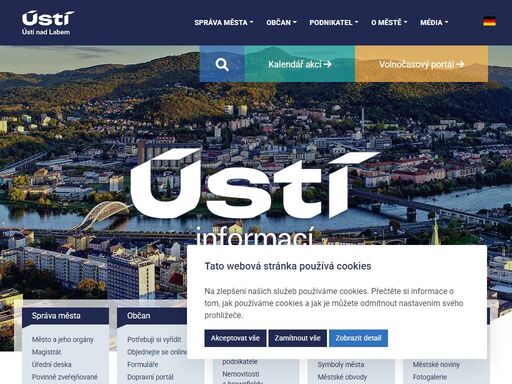 město ústí nad labem je územně členěné statutární město (4 městské obvody), spravující samostatně své území a vykonávající státní správu ve stanoveném rozsahu.