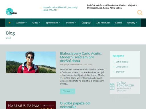římskokatolická farnost prachatice - vikariát prachatice - rodiště sv. jana nepomuka neumanna