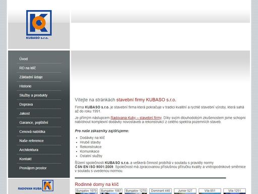 stavební firma kubaso, s.r.o.