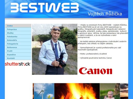 bestweb vám nabízí grafické práce, zpracovíní vašich dat, fotografické práce, skenování, úpravu digitálních fotografií a retuš
