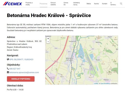  betonárna hradec králové - správčice 


                 

                 
                     
   ...