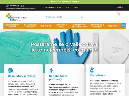 zdravotnické potřeby doubravka. nabízíme vám široký sortiment zboží, odborné rady proškoleného personálu a po osobní dohodě rozvoz zboží po plzni až k vám domů zdarma. pokud byste chtěli této služby využít, neváhejte požádat naše pracovníky.
 
výdej na poukazy i volný prodej:
rehabilitační a kompenzační pomůcky,…