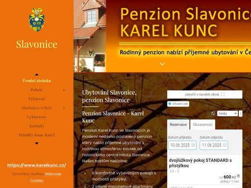ubytování slavonice, penzion slavonice