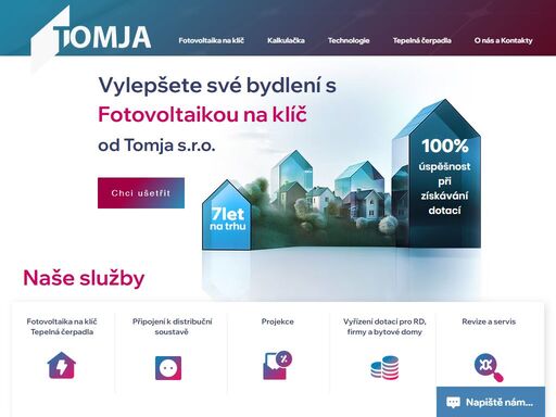 tomja.cz - fotovoltaika na klíč. získejte energetickou nezávislost s našimi komplexními službami, včetně dotací a profesionální instalace.