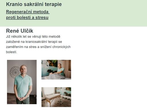 kraniosakrální terapie