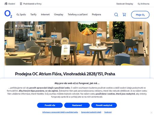 prodejna praha - oc atrium flóra, vinohradská 2828/151. o2 služby, telefony, zařízení a příslušenství nebo profesionální podpora a spoustu dalšího, to nabízejí všechny naše značkové prodejny.