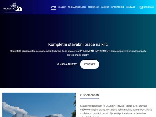dlouholeté zkušenosti a nejmodernější technika, to je společnost pflaument investment. jsme připraveni poskytnout naše profesionální služby.