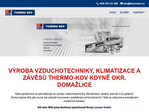 pokud sháníte specialistu na vzduchotechniku či klimatizace, obraťte se na výrobce z domažlic, který se specializuje na vzduchotechniku, pozinkované závěsy, potrubí,...