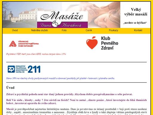 masáže rychnov nad kněžnou