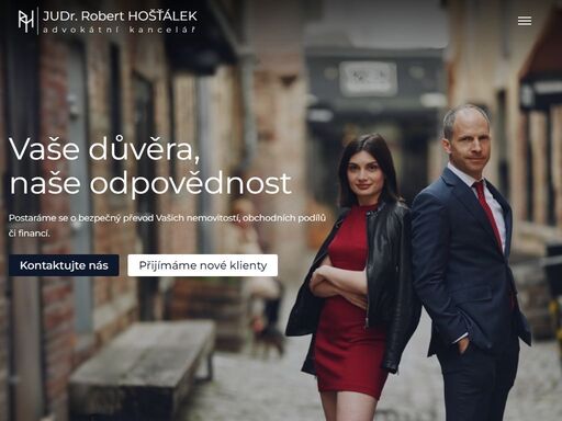 advokátní kancelář judr. robert hošťálek. profesionální právní služby v oblasti nemovitostí, obchodního, občanského a rodinného práva.