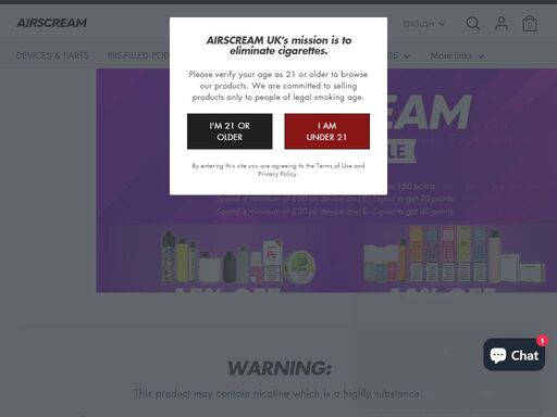 airscream providing a wide range to cater to your vaping needs. ensuring top quality products with no compromise. explore our extensive collection of e-cigarette products at our online vape store.