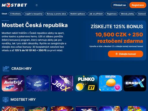 zaregistrujte se na mostbet česká republika a získejte dva dárky: 30 otočení zdarma bez vkladu a až 125 % až do 10 131 kč + 250 otočení zdarma po vložení peněz.