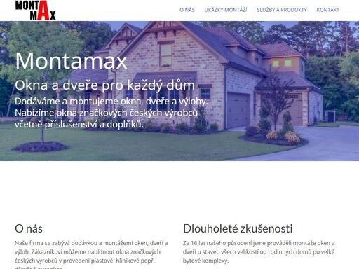 firma montamax se zabývá dodávkou a montážemi oken, dveří a výloh. nabízíme okna značkových českých výrobců v provedení plastové, hliníkové a dřevěné eurookna.