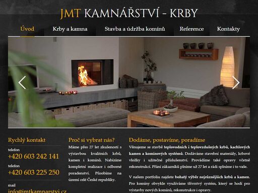 stavíme teplovodní i teplovzdušné krby, kachlová kamna a komíny. zaměřujeme se na kompletní realizace založené na více než 20leté praxi.