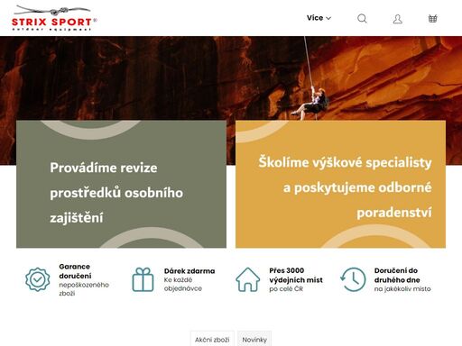 slevy:. #revize prostředků osobního zajištění, školení výškových specialistů, odborné poradenství, e-shop#