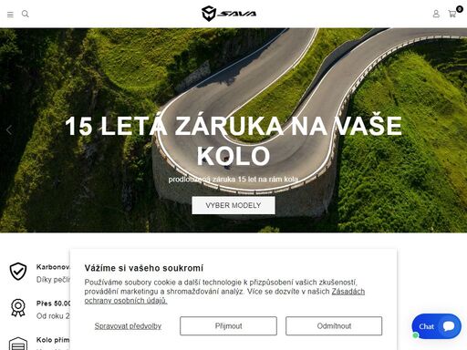 jízdní kola sava s karbonovým rámem se zárukou 15 let nabízí širokou paletu modelů pro všechny cyklisty. jízdní kola mtb, silniční, gravel, městská, skládací i pro děti. elektrokola mtb, gravel, trekingová i skládácí kola. nakupujte kola přímo u výrobce. doprava zdarma až k vám do domu. možnost vrácení kola do 30 dnů.