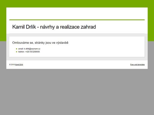 kamil drlík, návrhy a realizace zahrad, arboristika