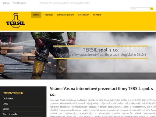 vítáme vás na internetové prezentaci firmy tersil spol. s r.o.