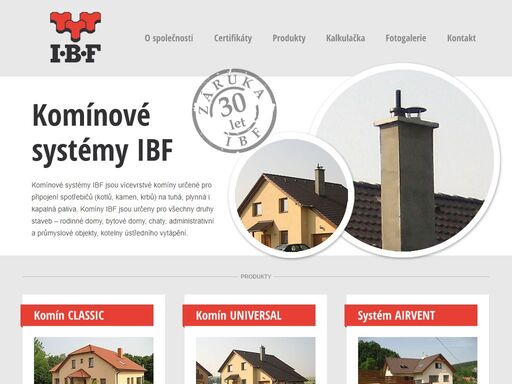 komíny, komínové systémy