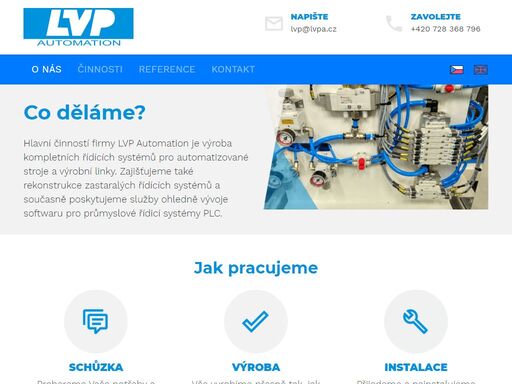 lvp automation s.r.o. se zabývá vývojem, projekcí a výrobou jednoúčelových zařízení a strojů. sídlíme v liberci, ale působíme po celé české republice.