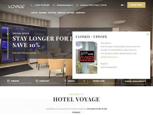 sensitively reconstructed the hotel voyage located in the interesting žižkov district of prague. the centre of prague is easily reachable by public transport. 