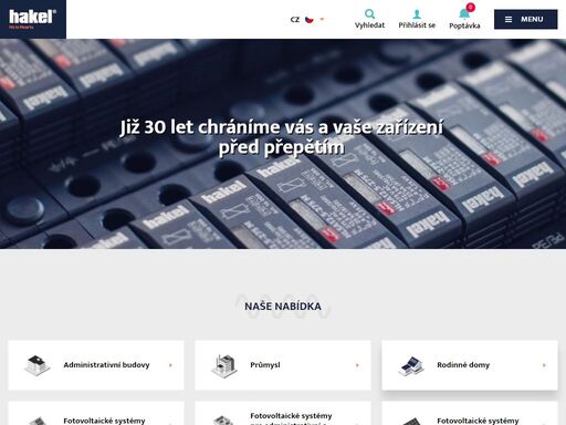 hakel spol. s r. o. vyvíjí a vyrábí svodiče bleskových proudů a přepětí. hakel přepěťová ochrana vás chrání více než 25 let.