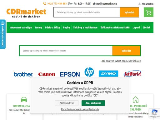 chytré náplně do tiskáren vám ušetří až 80% nákladů. máme pro vás skladem 50.000+ náplní. kompatibilní i originální.