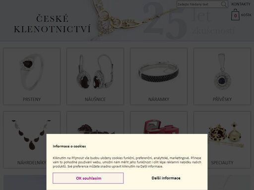 české klenotnictví eshop
